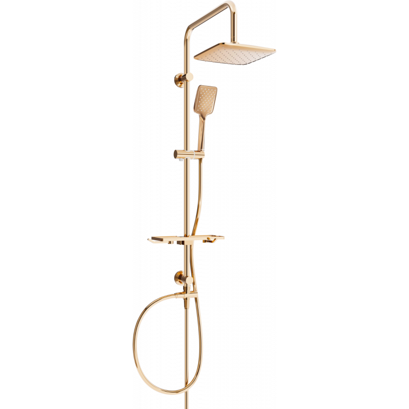 Mexen T62 douchekolom, roze goud - 798626293-60