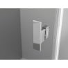 Mexen Mist L cabine de douche semi-circulaire pivotante 90 x 90 cm, transparent, chrome - 8A32L-090-090-01-00