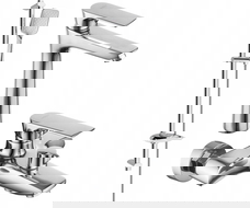 Mexen Axel DB62 set vasca, cromo - 73813DB62-00