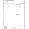 Mexen Axel DB62 Badewannen-Set, Chrom - 73813DB62-00