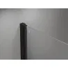 Mexen Mist-F Duo folding shower enclosure right 70 x 80 cm, black frame, black - 8A6-070L-080P-70-70