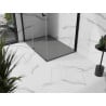 Mexen Stone+ brodzik kompozytowy prostokątny 80 x 70 cm, szary-beton - 44617080