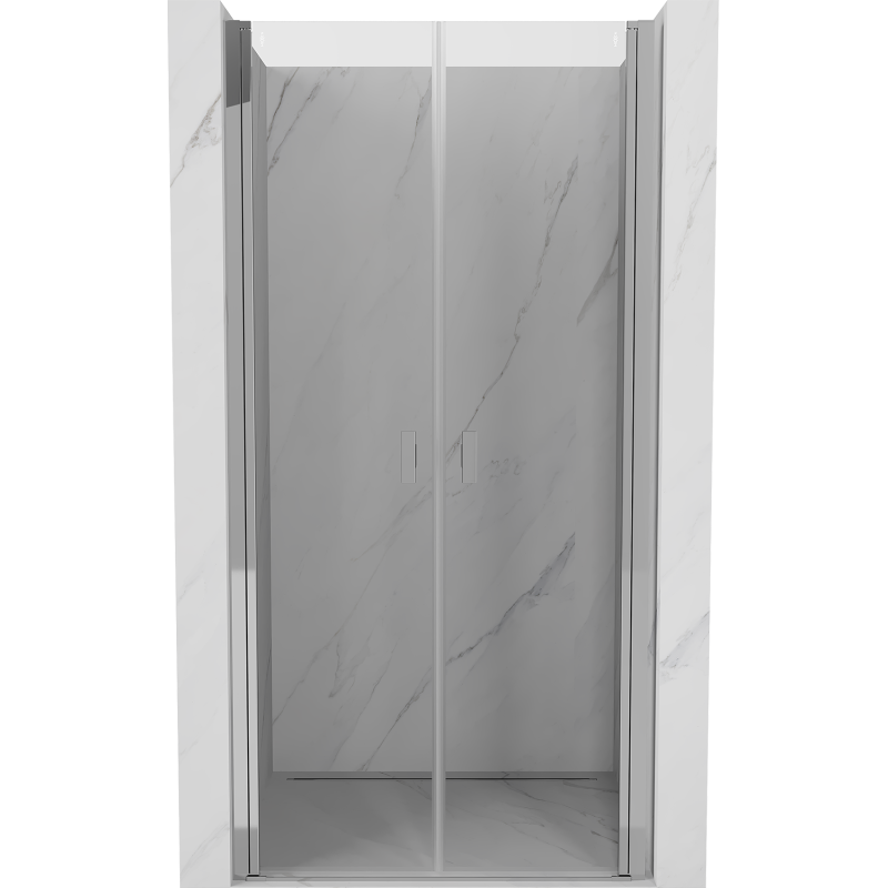 Mexen Mist drzwi prysznicowe uchylne 80 cm, transparent, chrom - 8A7-080-000-01-00