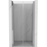 Mexen Mist shower door hinged 90 cm, transparent, chrome - 8A7-090-000-01-00