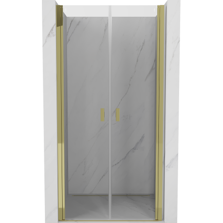 Mexen Mist porte de douche battante 75 cm, transparent, doré - 8A7-075-000-50-00