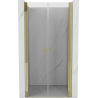 Mexen Mist porte de douche battante 75 cm, transparent, doré - 8A7-075-000-50-00