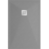 Mexen Stone+ receveur en composite rectangulaire 110 x 80 cm, gris-béton - 44618011