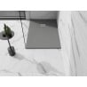Mexen Stone+ rectangular composite shower tray 130 x 80 cm, grey-concrete - 44618013