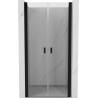 Mexen Mist porte de douche pivotante 95 cm, transparent, noir - 8A7-095-000-70-00