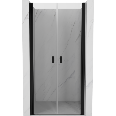 Mexen Mist Duschdrehfalttüren 110 cm, transparent, schwarz - 8A7-110-000-70-00