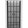 Mexen Mist shower door swing 95 cm, black grid, black - 8A7-095-000-70-77