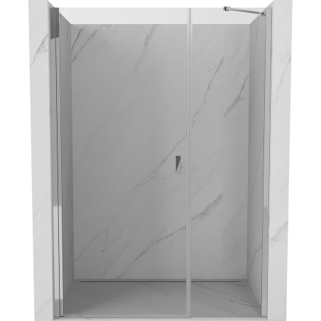 Mexen Mist-B puerta de ducha abatible 110 cm, transparente, cromo - 8A2-110-001-01-00