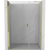 Mexen Mist-B 100 cm Hinged Shower Door, Transparent, Gold - 8A2-100-001-50-00