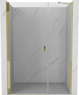 Mexen Mist-B draaideur douchedeur 115 cm, transparant, goud - 8A2-115-001-50-00