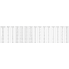 Mexen Mist-F Duo faltbare Duschkabine 85 x 100 cm, schwarzes Gitter, schwarz - 8A6-085L-100P-70-77