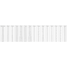 Mexen Mist-F Duo Falt-Duschkabine 100 x 100 cm, schwarzes Gitter, schwarz - 8A6-100L-100P-70-77
