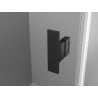 Mexen Mist-B Duschkabine schwenkbar links 100 x 85 cm, schwarzer Rahmen, schwarz - 8A2T-100-085-70-70-L