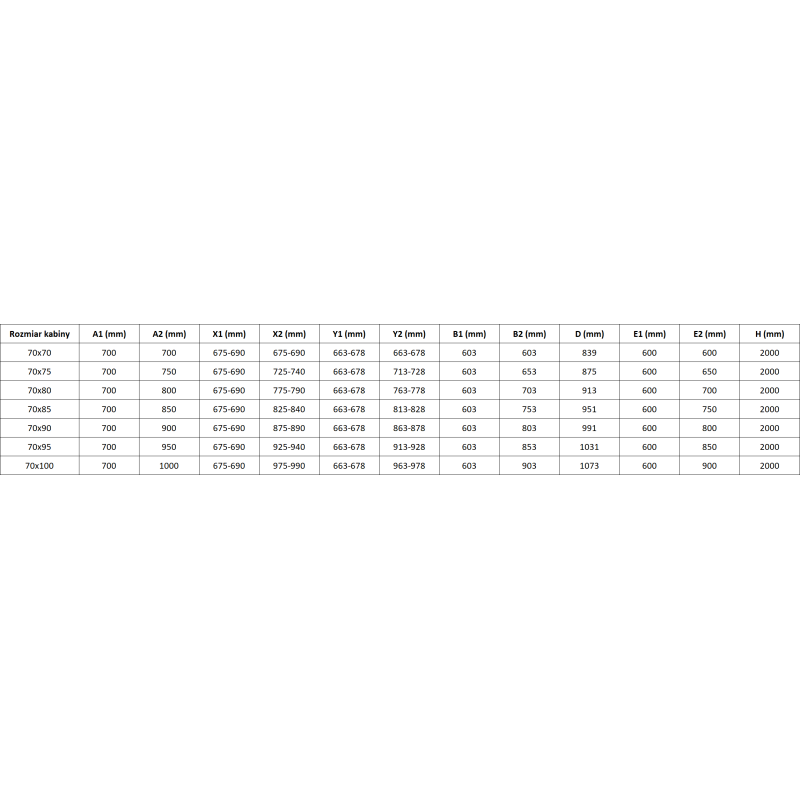 Mexen Mist-B Duo cabina doccia battente 70 x 100 cm, griglia nera, nero - 8A2-070L-100P-70-77