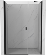 Mexen Mist-B preklopna tuš vrata 105 cm, prozirna, crna - 8A2-105-001-70-00