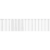Mexen Mist-F Duo faltbare Duschkabine 110 x 110 cm, schwarzes Gitter, schwarz - 8A6-110L-110P-70-77