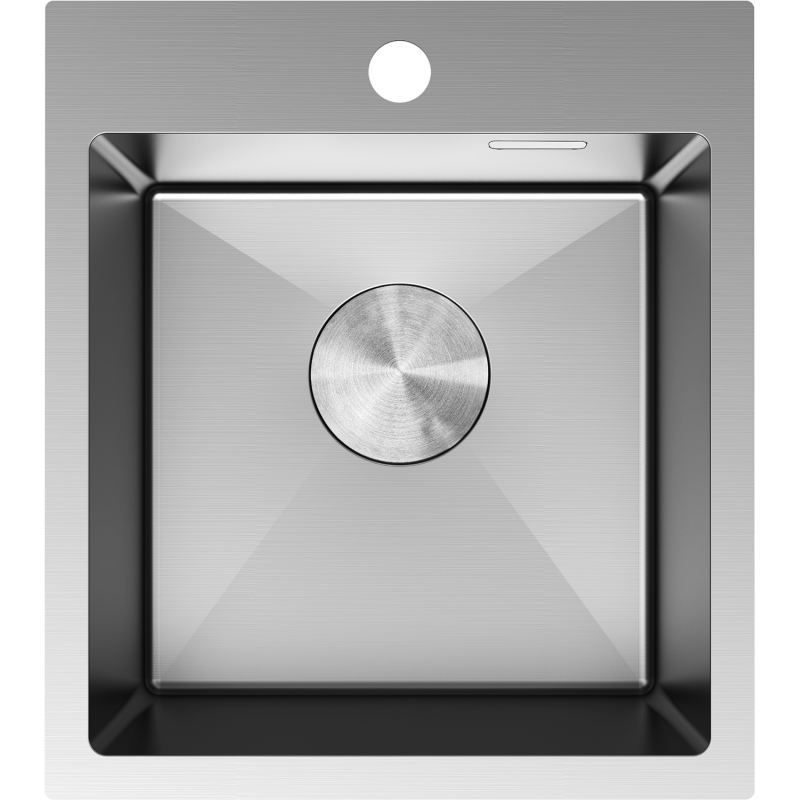 Mexen Solix stainless steel sink, 1-bowl 400 x 450 mm, inox - 6401401000-01