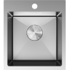 Mexen Solix stainless steel sink, 1-bowl 400 x 450 mm, inox - 6401401000-01