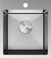 Mexen Solix lavello in acciaio inox a 1 vasca 400 x 450 mm, inox - 6401401000-01