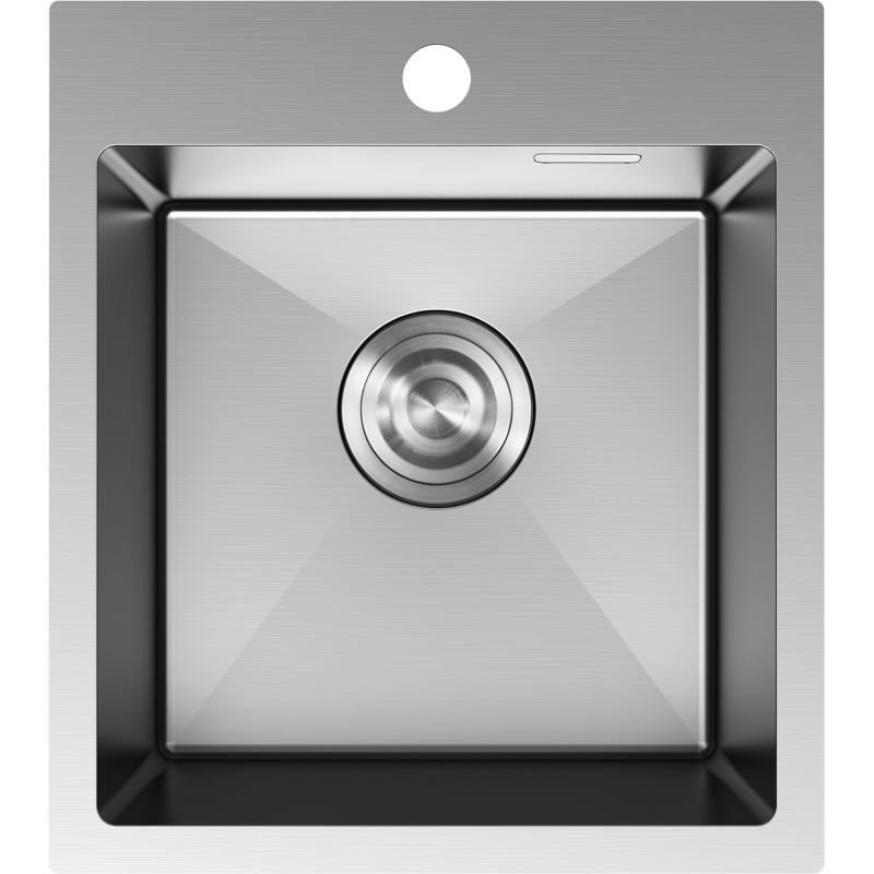 Mexen Solix teräksinen 1-allas keittiöallas 400 x 450 mm, inox - 6401401000-01