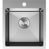 Mexen Solix fregadero de acero inoxidable 1 cubeta 400 x 450 mm, inox - 6401401000-01
