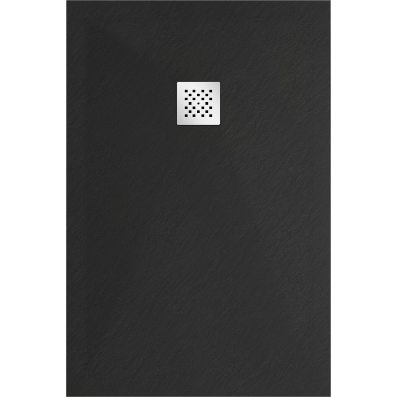 Mexen Stone+ plato de ducha compuesto rectangular 100 x 70 cm, negro - 44707010