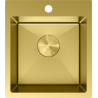 Mexen Solix jeklena pomivalno korito z eno komoro 400 x 450 mm, zlata - 6401401000-55