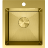 Mexen Solix roestvrijstalen spoelbak 1-kompartement 400 x 450 mm, gouden HC - 6401401000-55HC