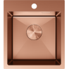 Mexen Solix évier en acier inoxydable 1 bac 400 x 450 mm, cuivre - 6401401000-65