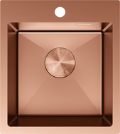 Mexen Solix teräksinen 1-altainen tiskiallas 400 x 450 mm, kupari - 6401401000-65