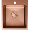 Mexen Solix fregadero de acero inoxidable de 1 cubeta 400 x 450 mm, cobre HC - 6401401000-65HC