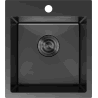 Mexen Solix évier en acier inoxydable 1 bac 400 x 450 mm, noir - 6401401000-70