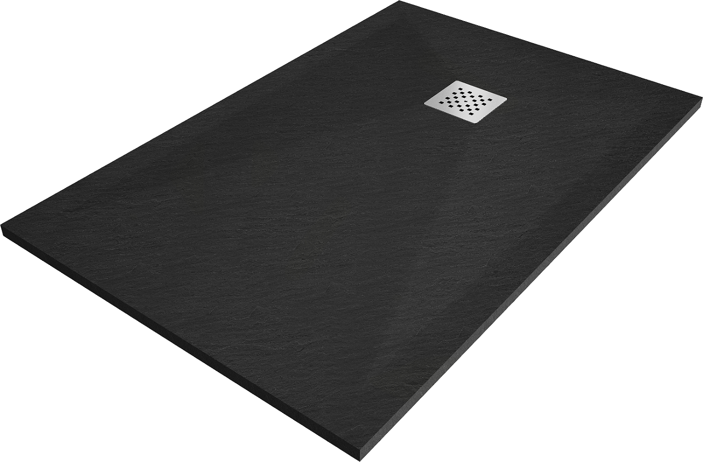Mexen Stone+ brodzik kompozytowy prostokątny 110 x 70 cm, czarny - 44707011