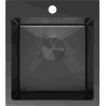 Mexen Solix évier en acier inoxydable à 1 bac 400 x 450 mm, noir HC - 6401401000-70HC