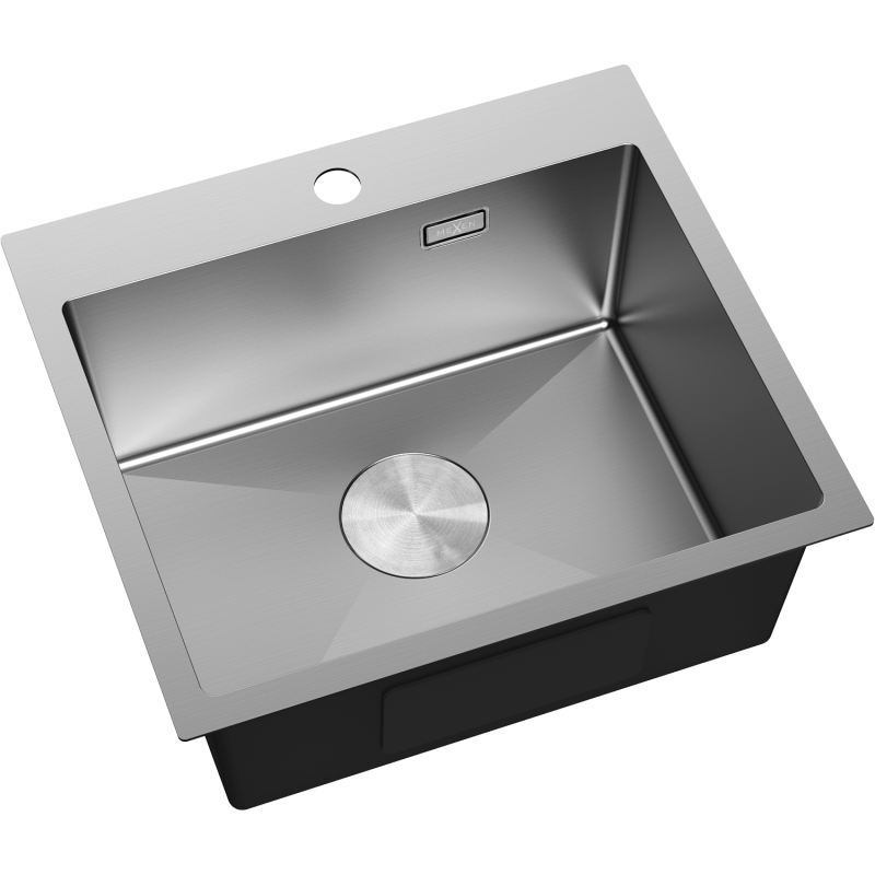 Mexen Solix 1-altainen teräksinen pesuallas 500 x 450 mm, inox - 6402501000-01