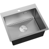 Mexen Solix terasest köögivalamu 1-kausiga 500 x 450 mm, inox - 6402501000-01
