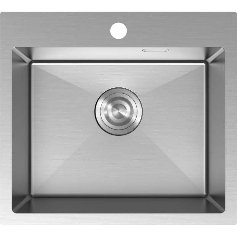 Mexen Solix fregadero de acero inoxidable de 1 cubeta 500 x 450 mm, inox - 6402501000-01