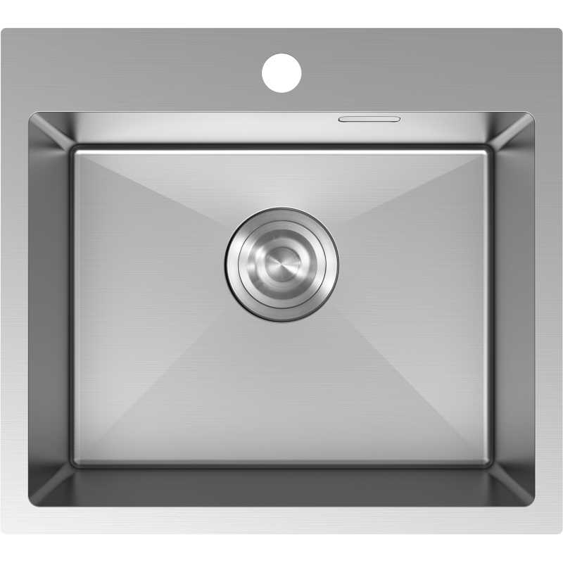 Mexen Solix zlewozmywak stalowy 1-komorowy 500 x 450 mm, inox - 6402501000-01