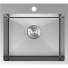 Mexen Solix roestvrijstalen spoelbak 1-kamer 500 x 450 mm, inox - 6402501000-01