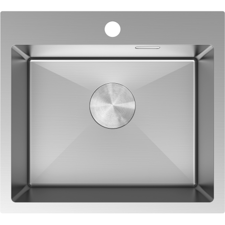 Mexen Solix νεροχύτης ανοξείδωτος 1-θάλαμος 500 x 450 mm, inox - 6402501000-01