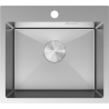 Mexen Solix roestvrijstalen spoelbak 1-kamer 500 x 450 mm, inox - 6402501000-01