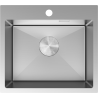 Mexen Solix terasest köögivalamu 1-kausiga 500 x 450 mm, inox - 6402501000-01