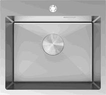 Mexen Solix tērauda izlietne ar vienu nodalījumu 500 x 450 mm, nerūsējošs tērauds - 6402501000-01