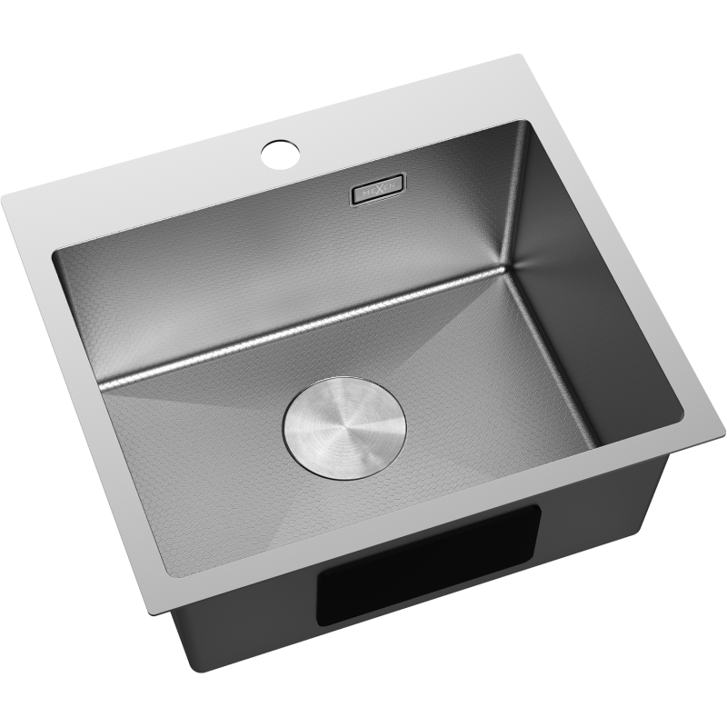 Mexen Solix steel sink 1-bowl 500 x 450 mm, inox HC - 6402501000-01HC