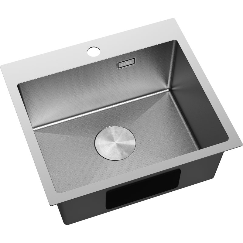 Mexen Solix zlewozmywak stalowy 1-komorowy 500 x 450 mm, inox HC - 6402501000-01HC