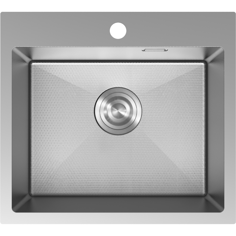 Mexen Solix zlewozmywak stalowy 1-komorowy 500 x 450 mm, inox HC - 6402501000-01HC